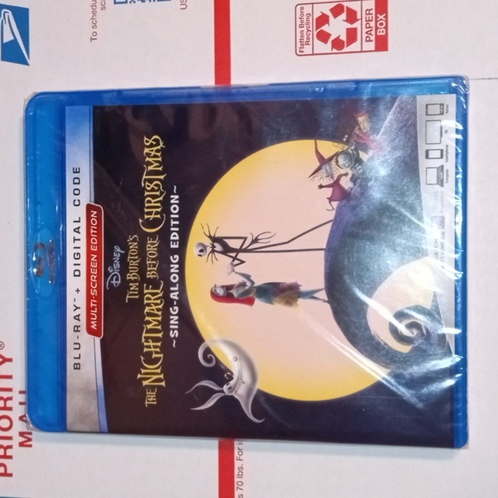 New & sealed The Nightmare Before Christmas Blu-ray Sing Along Edition
